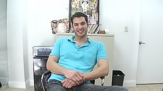 POV Gay Hardcore Fuck In an Office