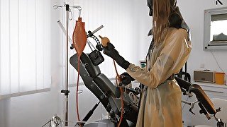 Rubber Mistress Prepares The Clinic For Examination