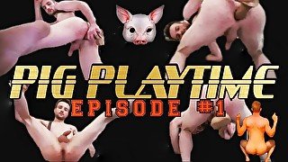 PIG PLAYTIME 1: STAIRCASE FAGGOT