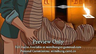 Resurrected Mummy Turns the Tables and Pleasures You While You’re Wrapped Up (Erotic Audio Preview)