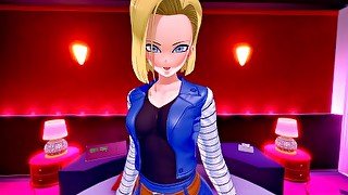 [POV] SEX IN THE LOVE HOTEL WITH ANDROID 18 - DRAGON BALL PORN