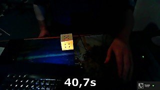 Rubik's Cube  A Lucky Scramble  PB Under 41 Sec