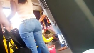 The concrete ass on the bus