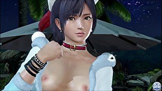 Dead or Alive Xtreme Venus Vacation Nagisa Reindeer Mini Xmas Nude Mod Fanservice Appreciation