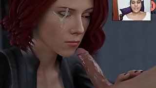 Black Widow Incredible Blowjob Training try not to cum Marvel Avengers Natasha Romanoff Hentai UNCEN