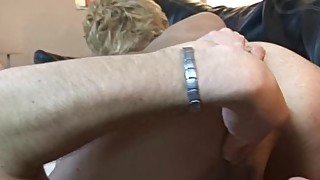 Blond twink getting his bunghole rimmed and rammed