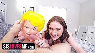 Horny Stepbro Turned His New Stepsister His Personal Sex Doll