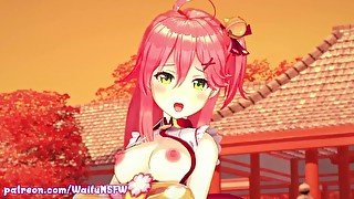 Hololive - Sakura Miko さくらみこ - 3D Hentai [HD, MMD, AMV, MAD, Koikatsu]