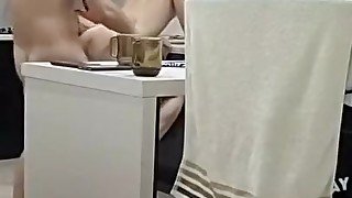 young couple fucks in kitchen - PT2