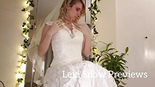 Bride Fucks Herself Before Wedding PREVIEW