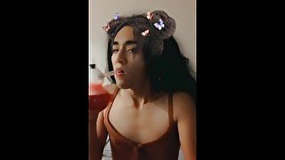 Petite Latina Smoke & Blow Clouds - 20