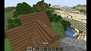 How to build a Big Log House in Minecraft (simple tutorial)