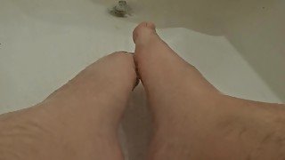 Cum wash my feet for me