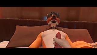 POV Licking and Sucking Off Virtual Furry Femboy