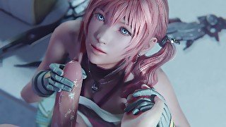 Serah Farron Face Fucked