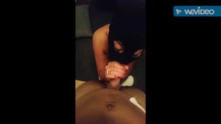 Black slut deepthroaths her black master