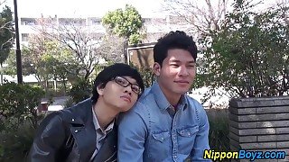 Cock sucking asian twinks