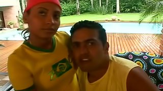 Sexy Brazilian Hoe Rides Hard Cock