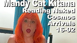 Mandy Cat Kitana reading naked the cosmos arrivals PXPC1162