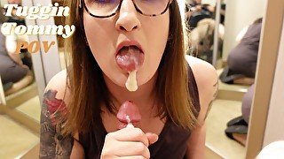 Convinced The Innocent Shy Girl To Suck My Dick In Public Mall