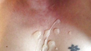 Cumshot on my chest