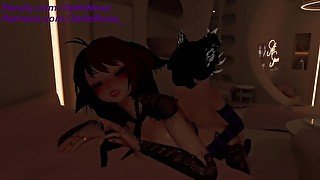 Futa Cat Girl Rewards Good Girl With Big Cock~ VRC ERP Teaser