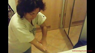 Toilet Spy footage from Mexico. First my wife, next my friend in our toilet.