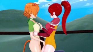 LESBIAN JILL X LETHE 3D HENTAI