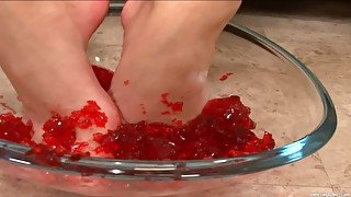 Mackenzee Pierce gets her foot eaten before she gets fucked by a guy