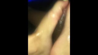 Interracial Footjob ( Cumshot )