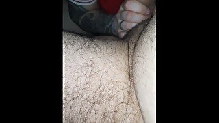 Step mom close up Blowjob with cum in mouth make step son cum