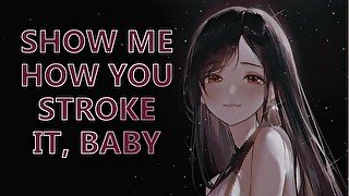 Sleepy Domme Girlfriend Tells You How To Stroke For Her  JOI ASMR