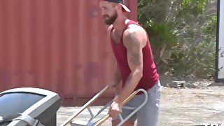 TRAILERTRASHBOYS Trailer DILF Fucks Hunk