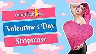 Valentine's Day Striptease