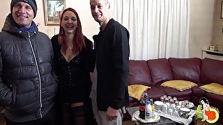 Stunning Redhead Slut Gets Hardcore Dp - Teaser Video