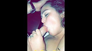 Police officer gets cock sucked by college girl