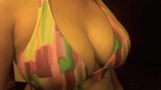 Teasing You with My Giant Tits in a Bikini (No Nudity)