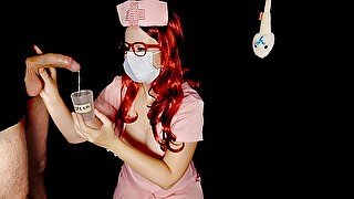 Nurse Collects Sperm Sample in Specimen Cup (Extended Trailer)