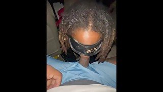 Slim baddie goes crazy in backseat …bbj