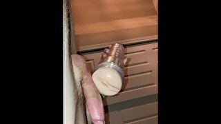 Using Riley Reid Fleshlight While Home Alone