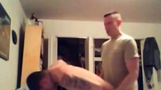 Army Friends Fuck Bareback