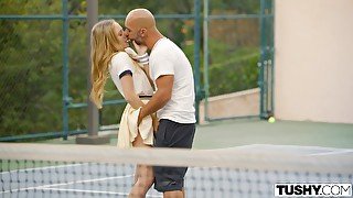 Tennis student 18+ Gets Anal Lesson With Aubrey Star