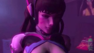 D.va overwatch animated