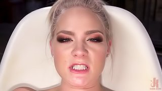 Blonde Squirting Slut Gets Fucked Out of Her Mind!