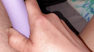 Watch me have a hard orgasm trying out my new toy