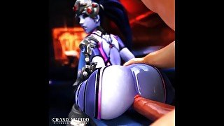 Animation. Widowmaker gets anal massage [Grand Cupido]( Overwatch )