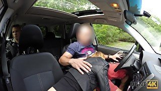 Chick With Perfect Ass And Boobs Gets Paid For Sex In Car