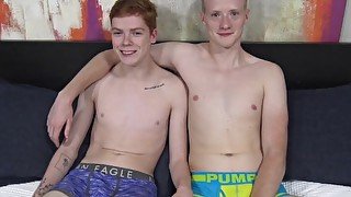 Redhead Twink Raw Breeds Blond Bottom