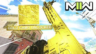 GOLD CAMO UNLOCKED in Modern Warfare 2! (How To Unlock Gold Camo in MW2)