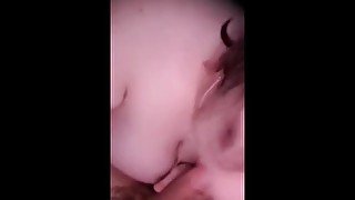 Stepsister sucks my dick in backseat part 2